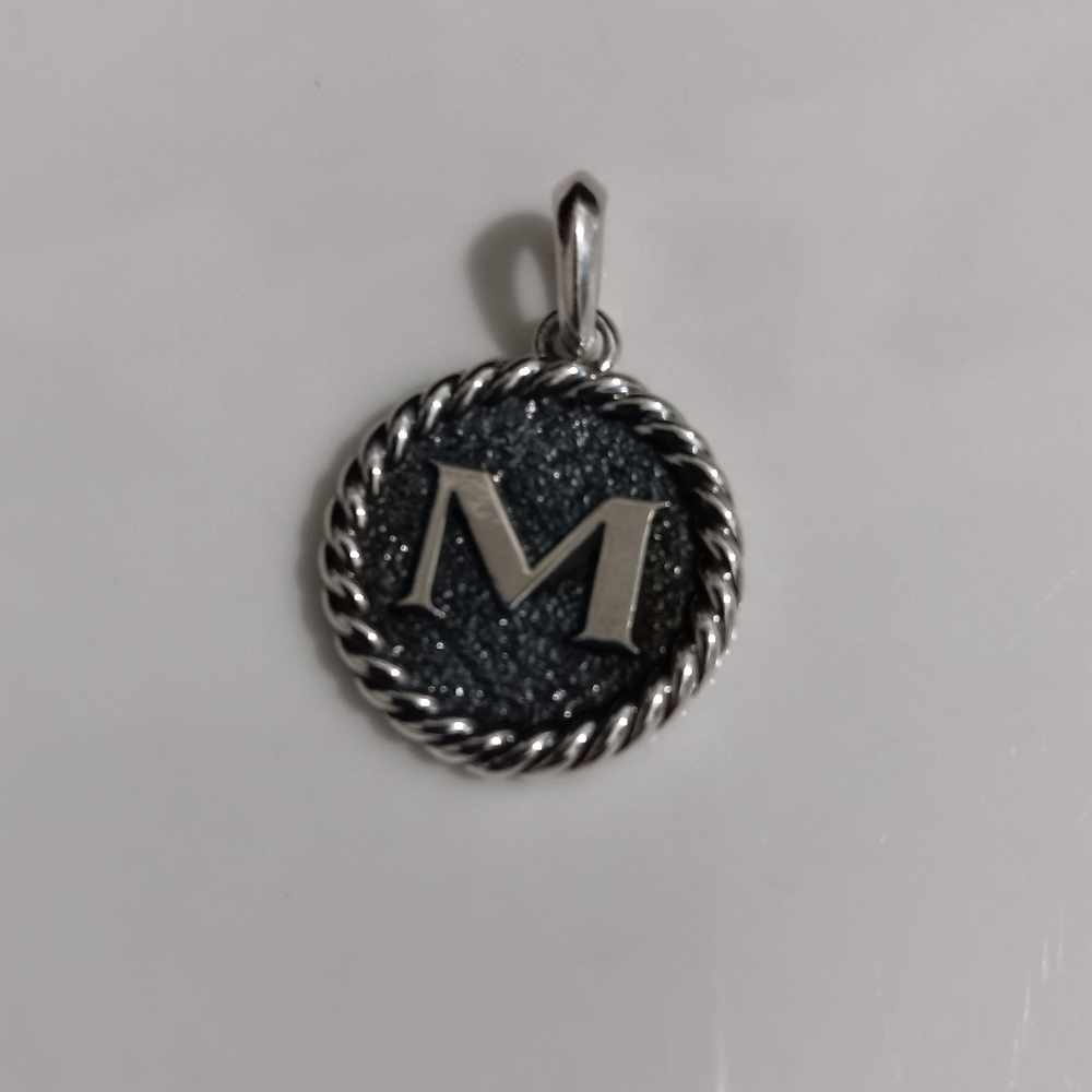 David Yurman Men's Pendant M Initial